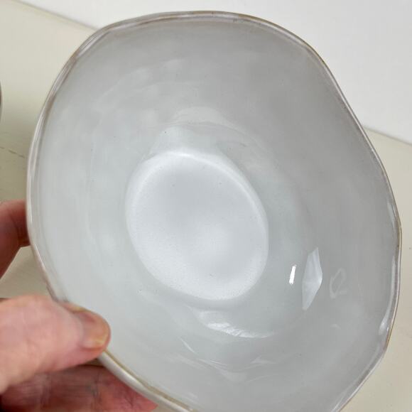 Irregular Organic Shaped Ceramic Bowl Set - Picture 7 of 7